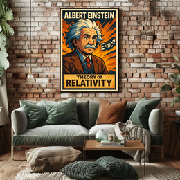 Albert Einstein Theory Of Relativity Poster