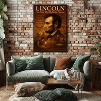 Abraham Lincoln The Man Who Defined a Nation Poster PosterGoat