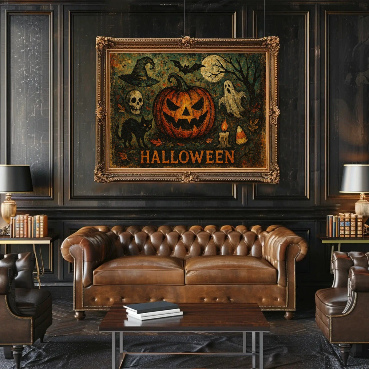 Halloween Night Gothic Collector Poster