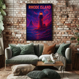Rhode Island Lighthouse Poster