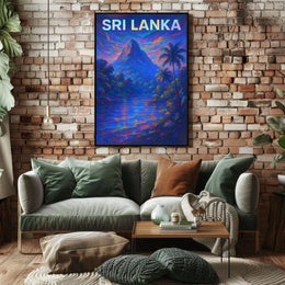 Sri Lanka Vibrant Landscape Poster