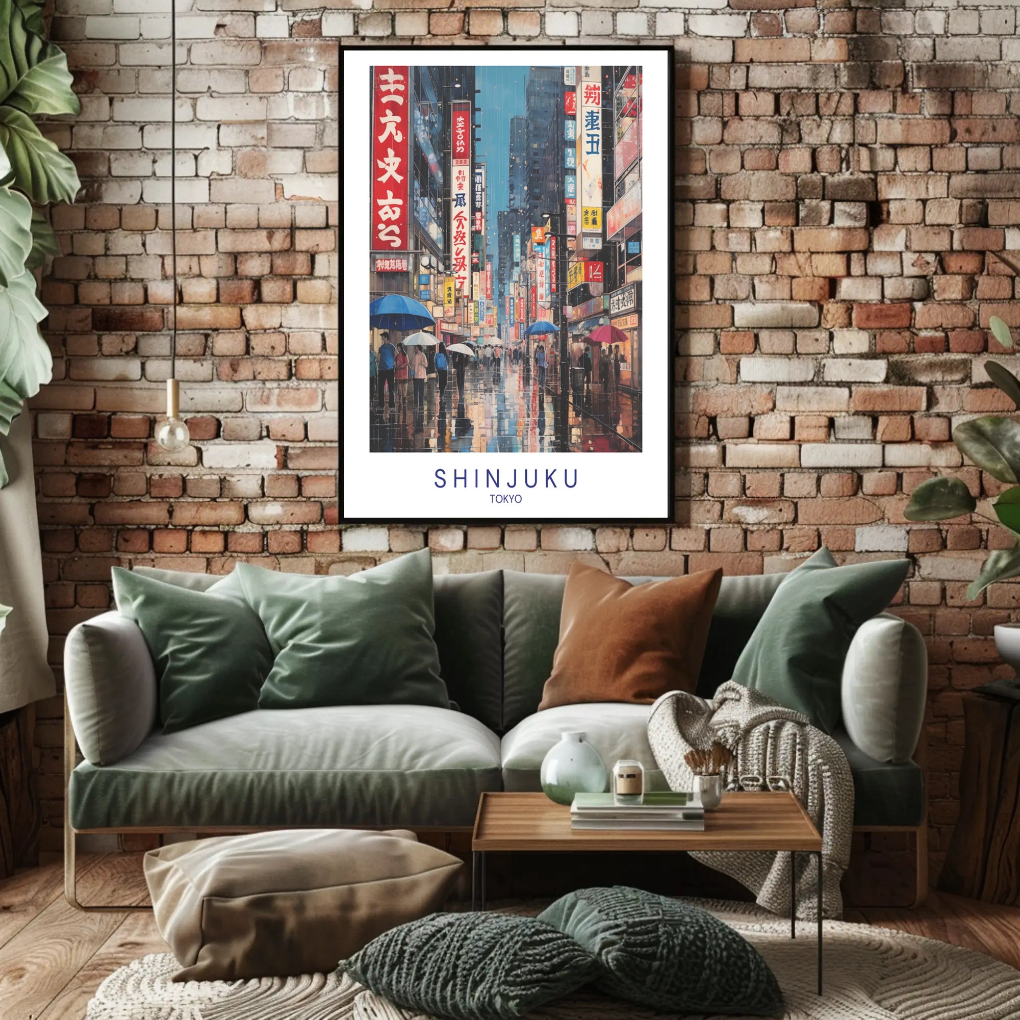 Shinjuku Nightlife Poster PosterGoat