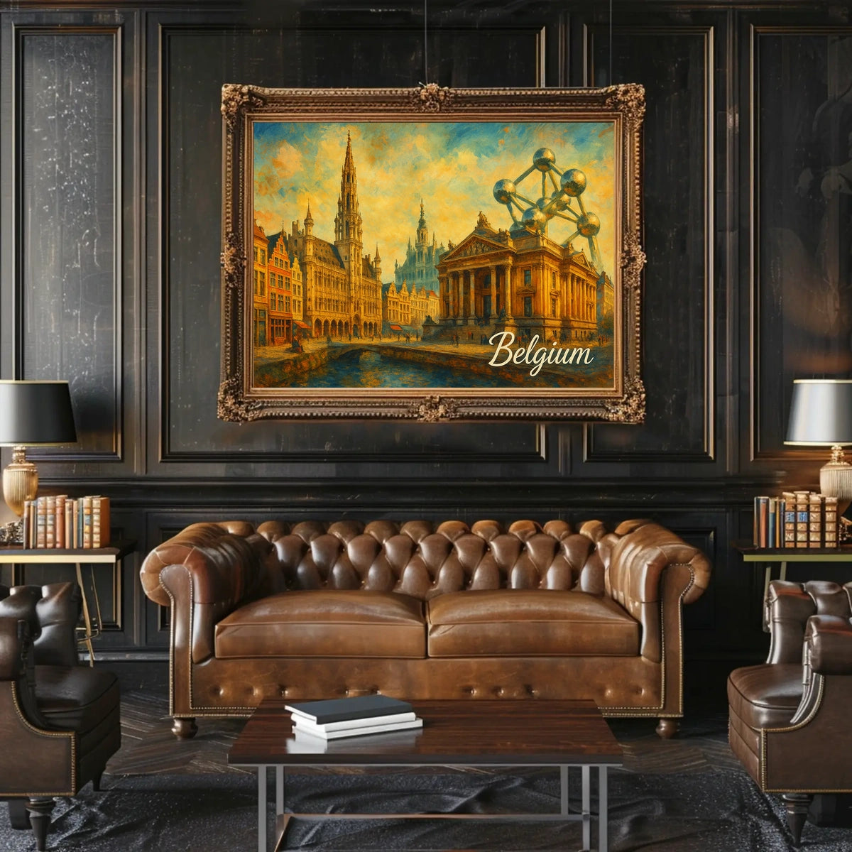 Belgium A Cultural Tapestry Poster