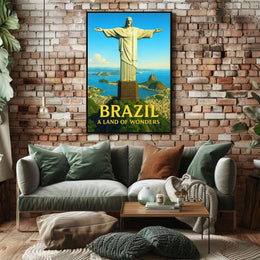 Brazil A Land of Wonders Poster PosterGoat
