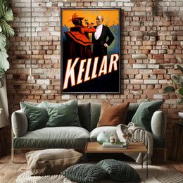 Kellar Vintage Magic Show Poster - Abstract, Artistic, or Pop Culture Poster