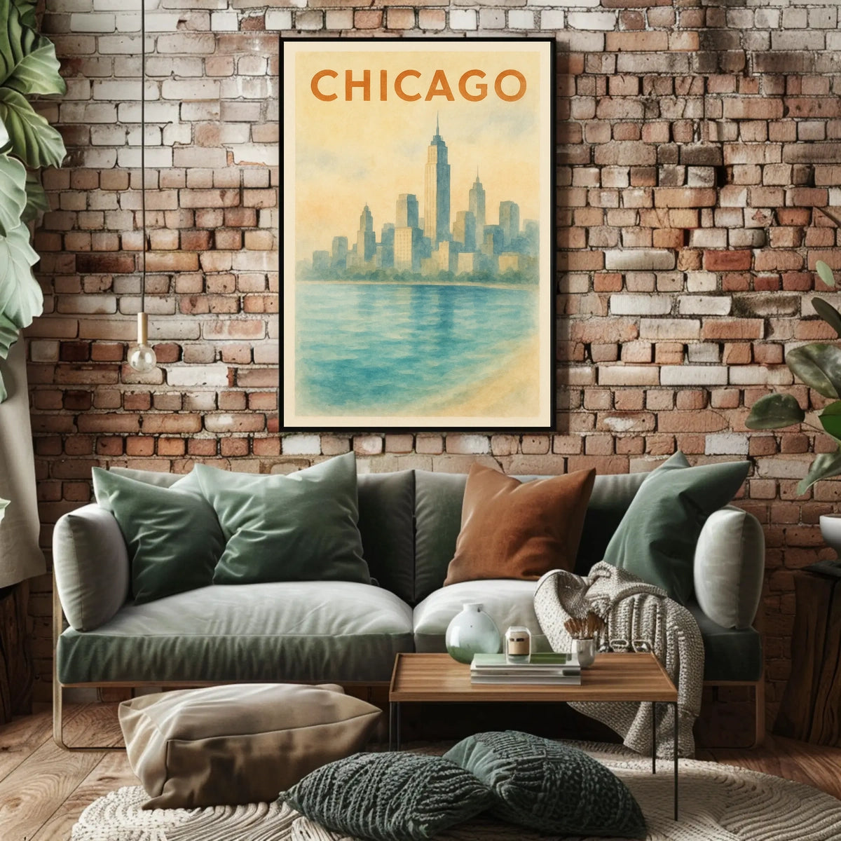 Chicago Skyline Poster