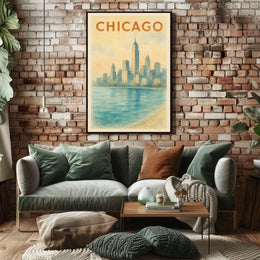 Chicago Skyline Poster