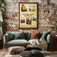 National Park Wonders Poster PosterGoat
