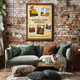 National Park Wonders Poster PosterGoat