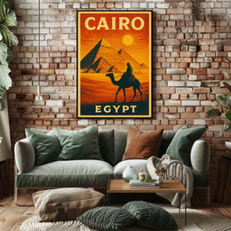 Cairo, Egypt Timeless Adventure Poster