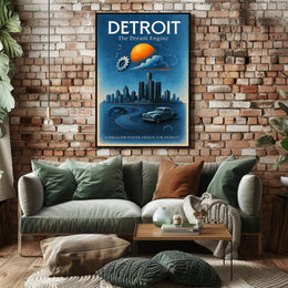 Detroit The Dream Engine Poster