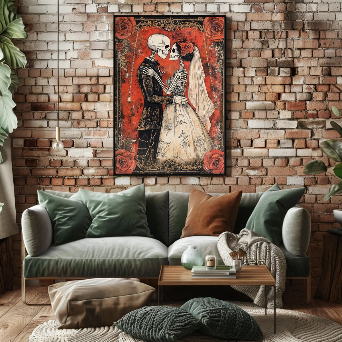 Day of the Dead Wedding Cultural Heritage Poster