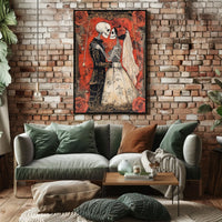 Day of the Dead Wedding Cultural Heritage Poster