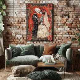 Day of the Dead Wedding Cultural Heritage Poster
