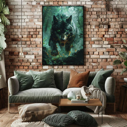 The Enigmatic Wolf Poster PosterGoat