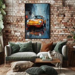 Urban Elegance Classic Car Art Poster PosterGoat