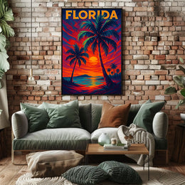 Florida Sunset Poster