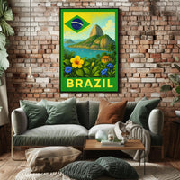 Discover Brazil Poster PosterGoat