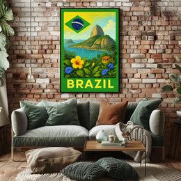 Discover Brazil Poster PosterGoat