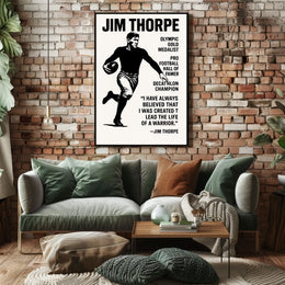Celebrating Jim Thorpe A Legendary Athlete Jim Thorpe Poster