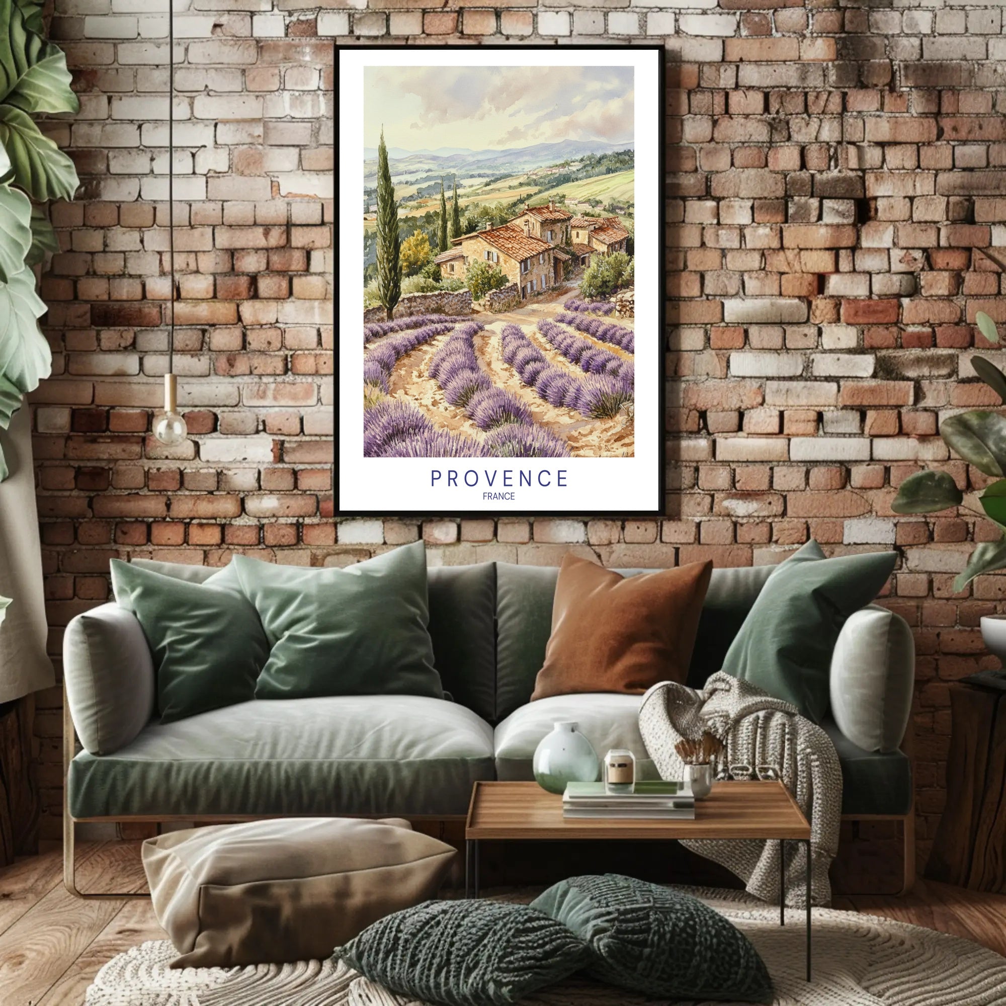 Lavender Fields of Provence Poster PosterGoat