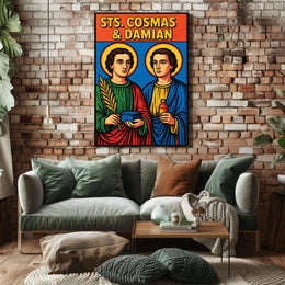 Saints Cosmas and Damian Poster