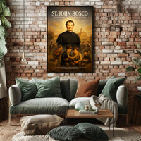 St. John Bosco Champion of Youth Poster
