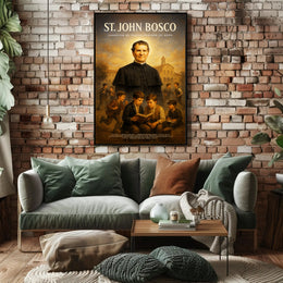 St. John Bosco Champion of Youth Poster