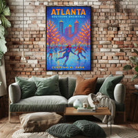Atlanta Southern Snowfall Poster