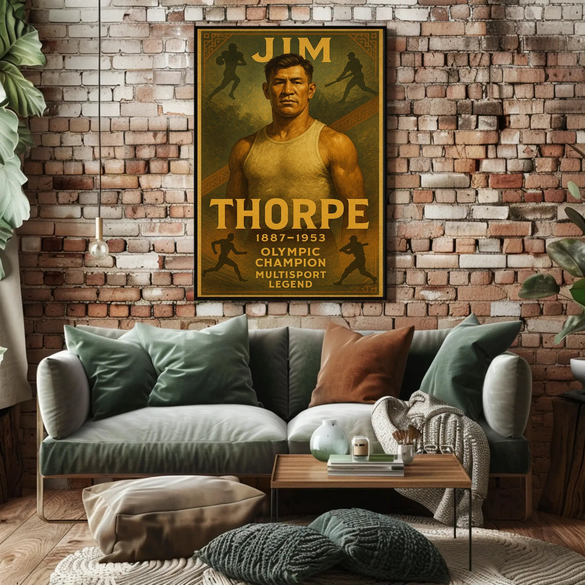 Jim Thorpe Celebrating a Multisport Legend Poster