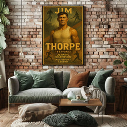 Jim Thorpe Celebrating a Multisport Legend Poster