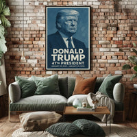 Donald Trump 47th President Poster