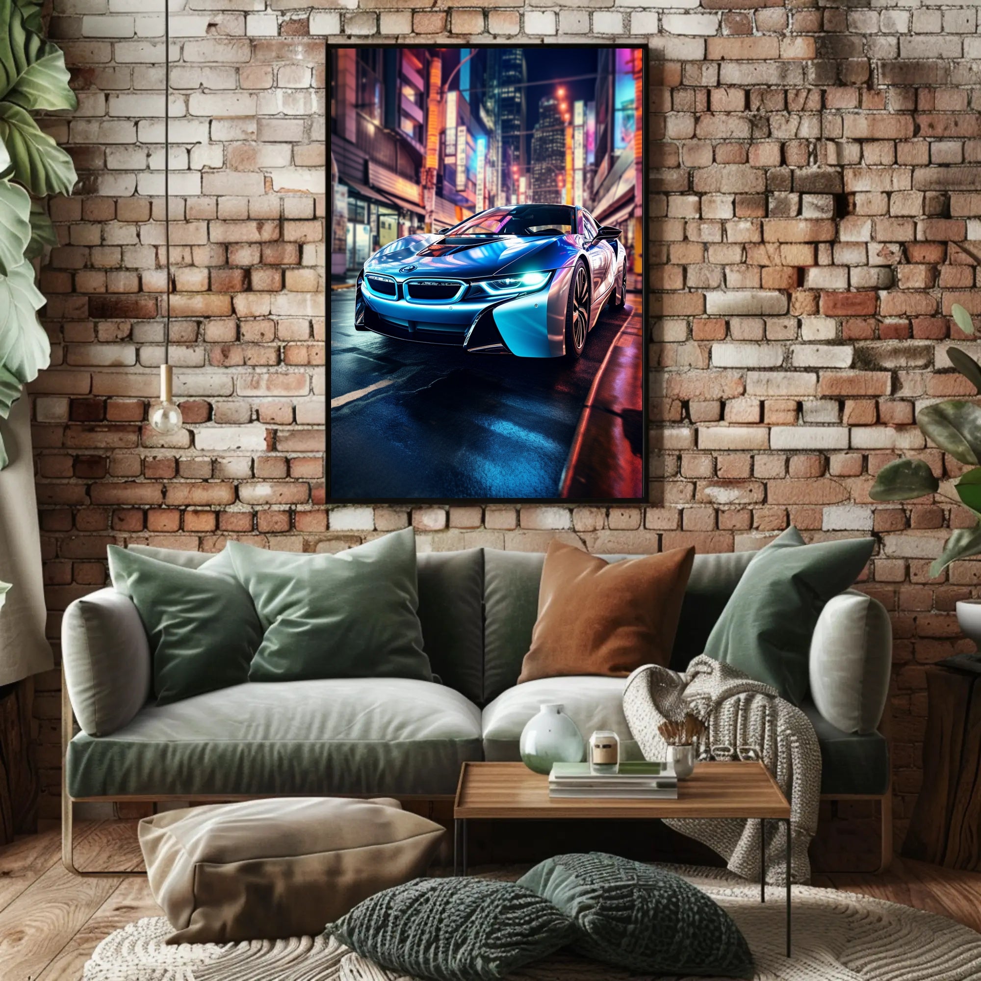 Sleek Urban Ride Poster PosterGoat