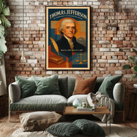 Thomas Jefferson A Legacy of Leadership Poster