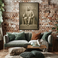 Chester A. Arthur 21st President Poster PosterGoat