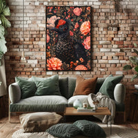 Floral Majesty Wall Art Print for Home Decor