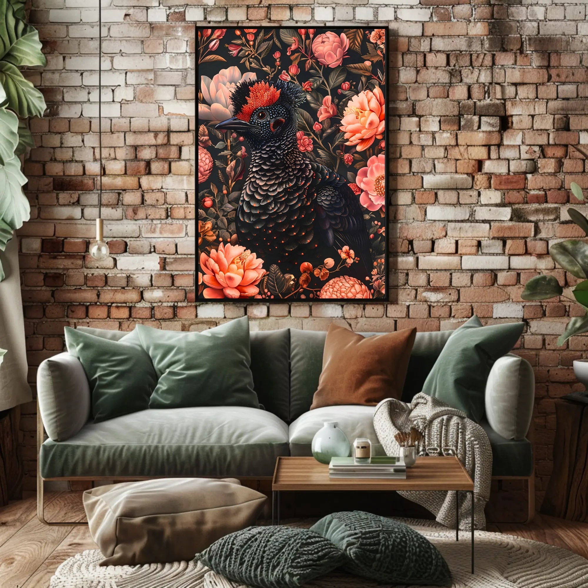 Floral Majesty Wall Art Print for Home Decor