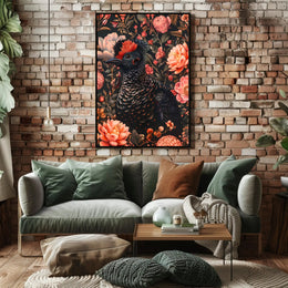 Floral Majesty Wall Art Print for Home Decor