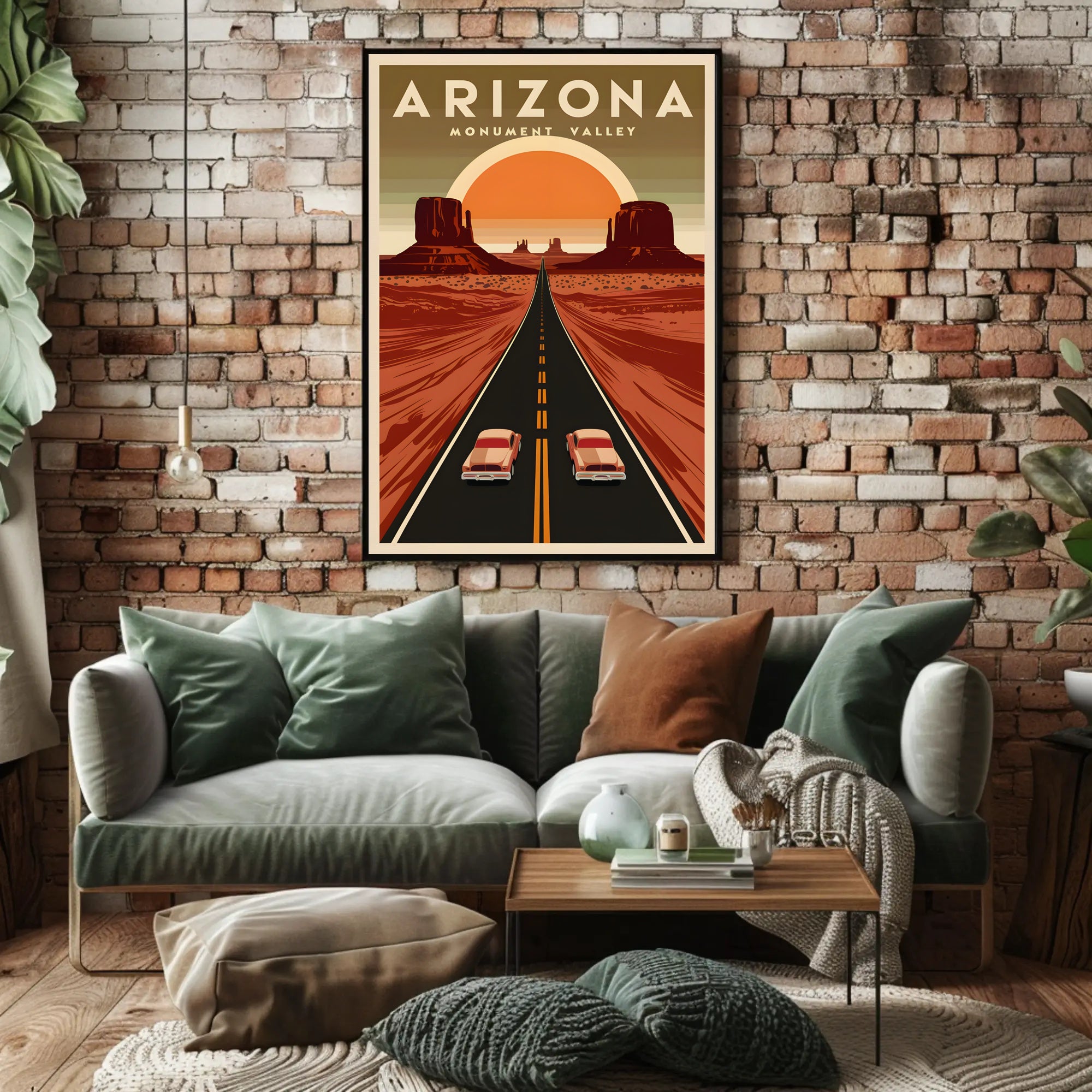 Journey Through Monument Valley Poster