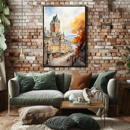 Autumn In A Historic City Poster