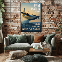 Martin P5M Marlin Seaborne Patrol Kings Poster PosterGoat