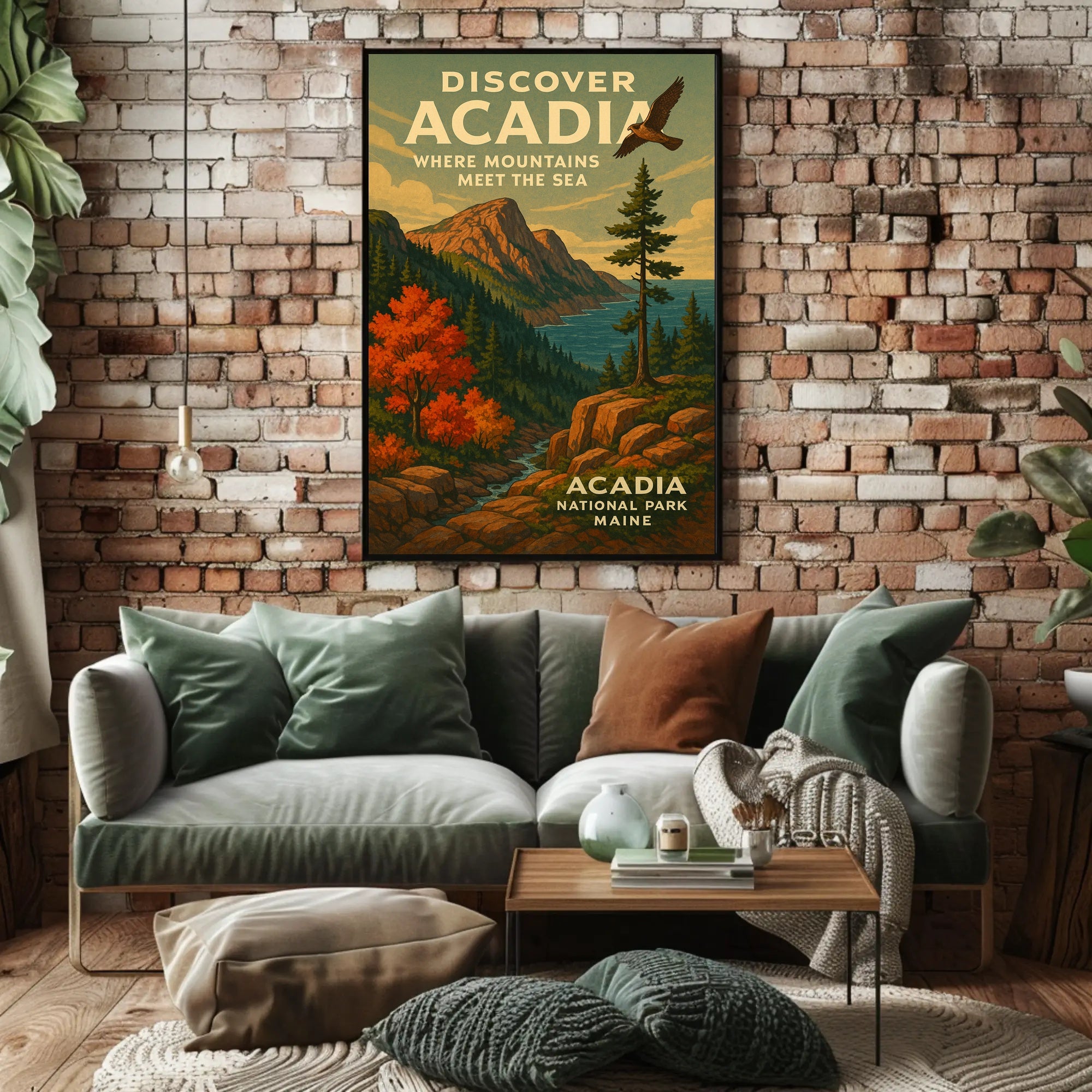 Discover Acadia National Park Wall Art PosterGoat