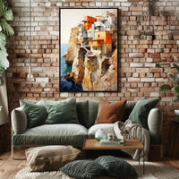 Cliffside Abodes Poster