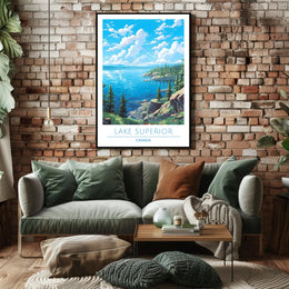 Lake Superior Serenity Poster