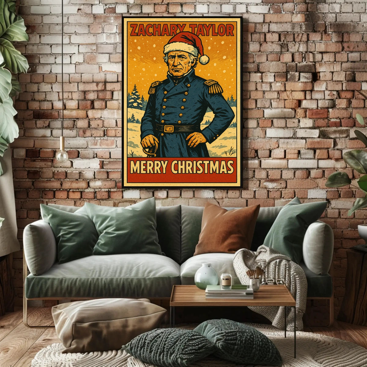 Zachary Taylor Merry Christmas Poster