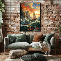 Voyage At Sea Poster PosterGoat