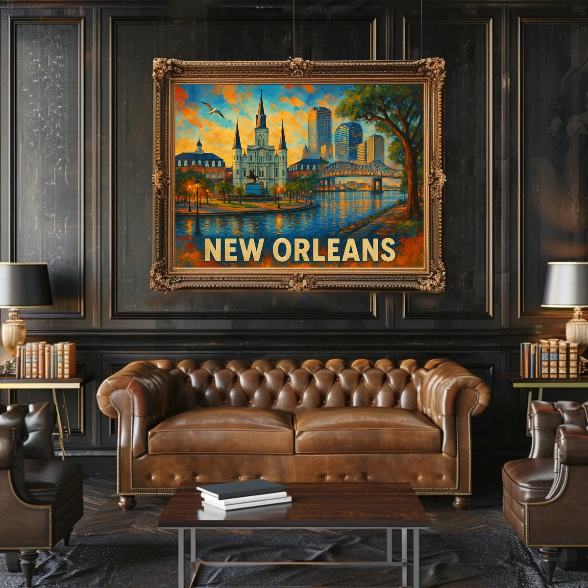 New Orleans Skyline Poster