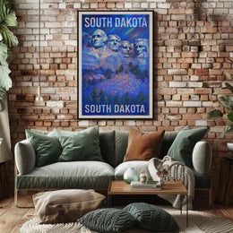 Mount Rushmore In South Dakota Poster