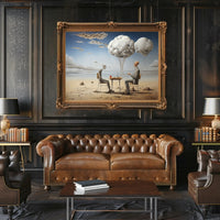 Surreal Desert Dreamscape Art Print - Abstract or Artistic Poster