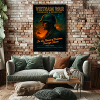 Vietnam War Endurance Reflection Poster